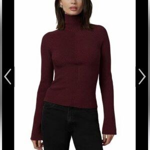 Joe's Jeans Deep Red Turtleneck Sweater